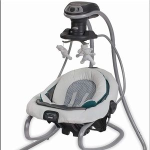 Baby rocker and swing set